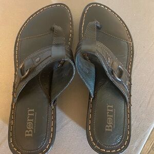 Women’s Born Black Leather Sandals